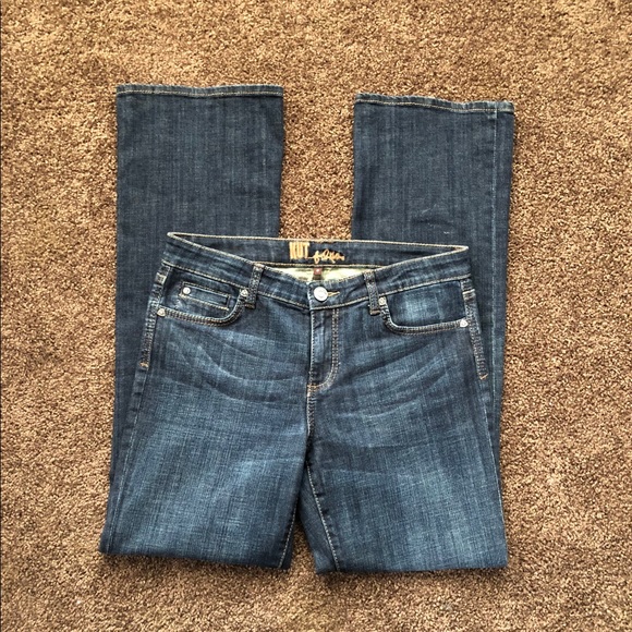 Kut From The Kloth, Size 8 EUC, Bootcut Jeans Dark Wash - Picture 5 of 8